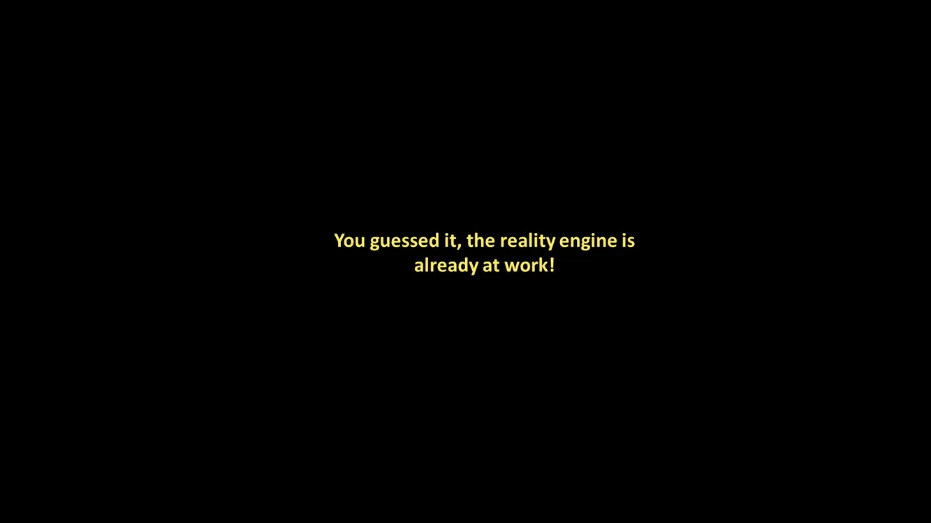 Reality Engine - We need an App for that! - Teaser