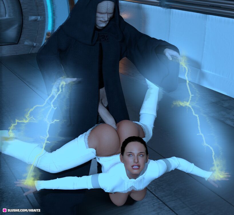 Sidious shows the true power of the dark side of the forec