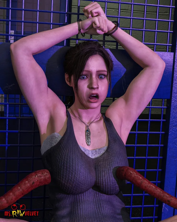 Claire Redfield Cuffed and Bred Image 21