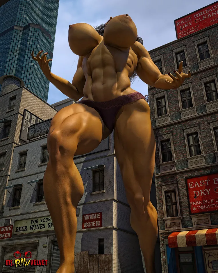 Giantess in the City Image 53