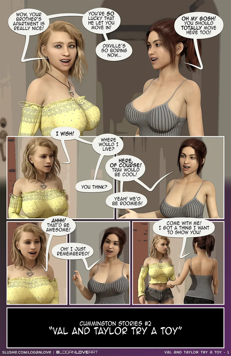 Val and Taylor Try A Toy (comic)