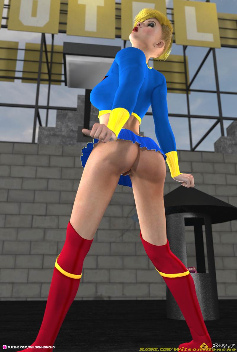 Parker as Supergirl