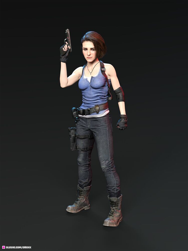 Emma W. Resident Evil Jill Cosplay 01