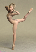 Elle Fanning - Ballet Workout