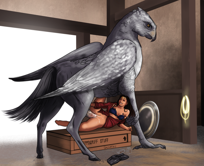 Wonder Woman and the Hippogriff