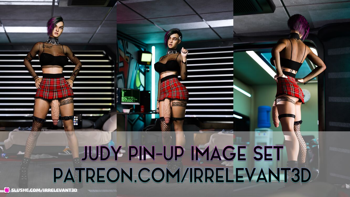 Judy Pin-Up Image Set