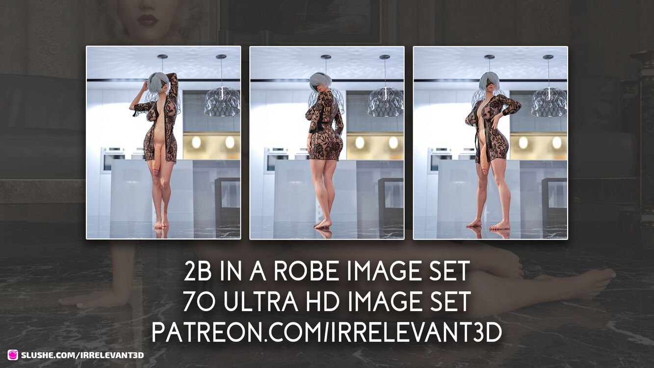 2B In A Robe Image Set