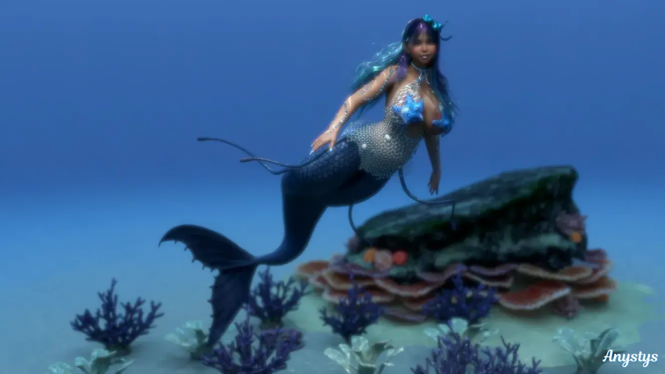 A mermaid...!?
