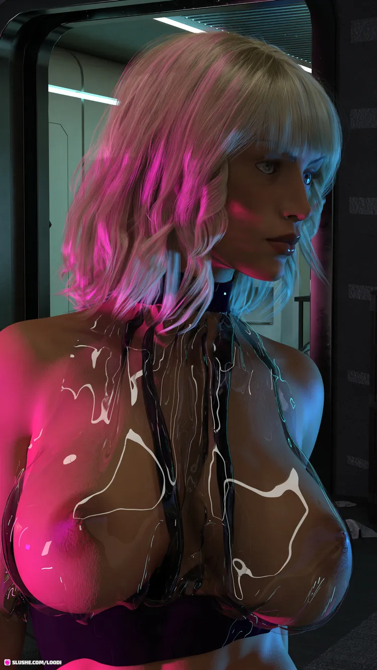 Lana Cyberpunk Hot Blonde 01