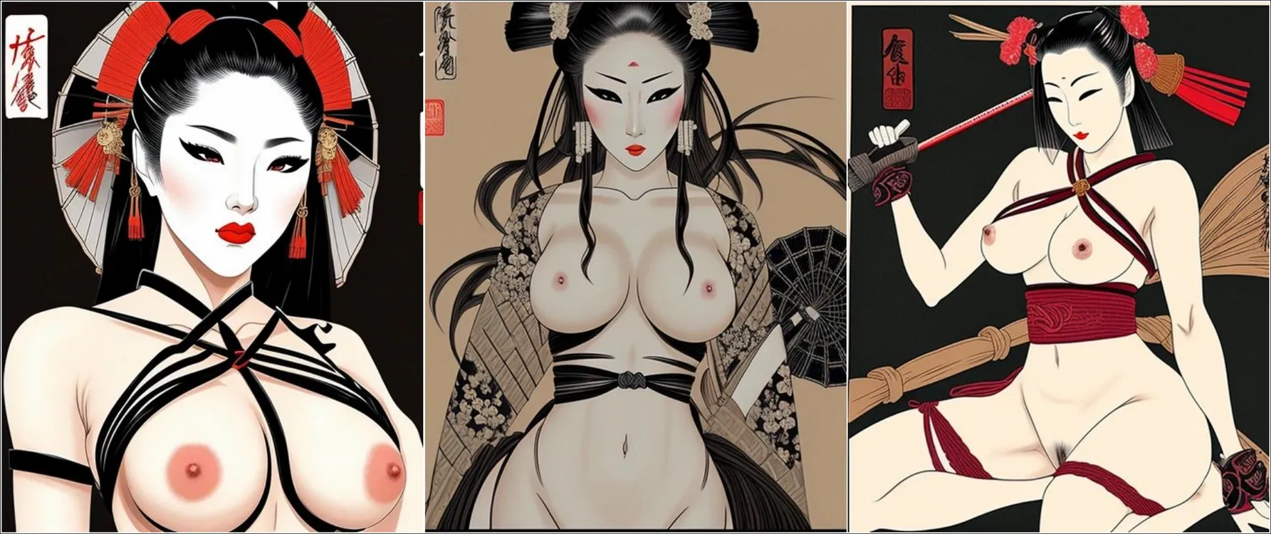 shunga geishas