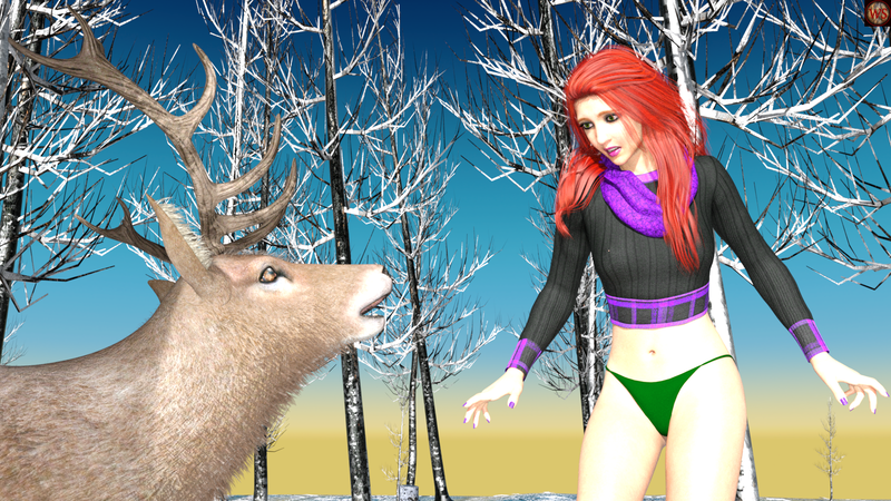 Sarah And The Red Tipped Reindeer