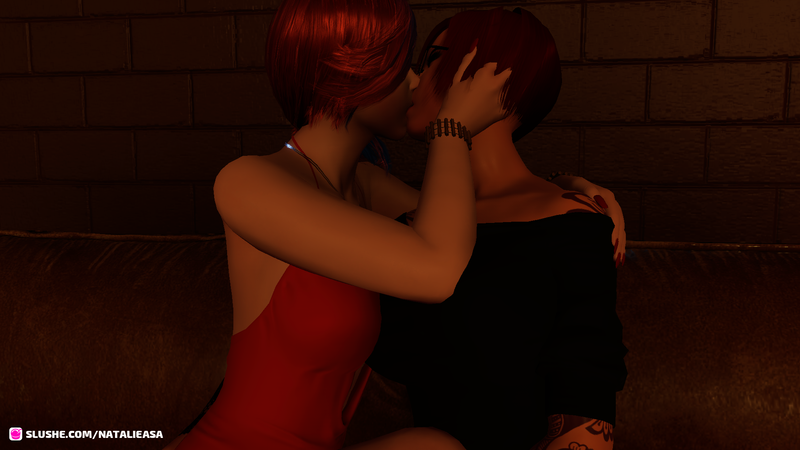 Kissing with Peta 2