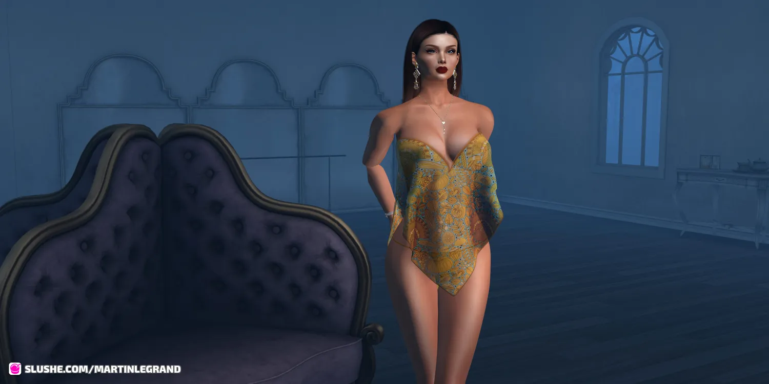 Honeygall in sheer clothes
