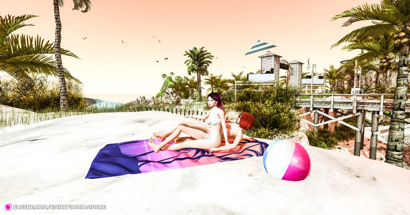 Emily & Yumiko: At the beach