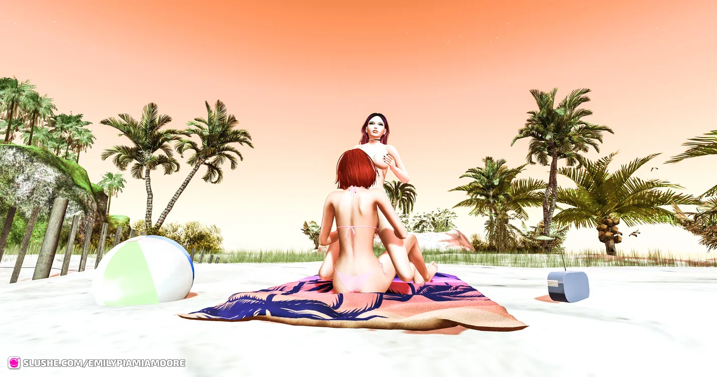 Emily & Yumiko: At the beach