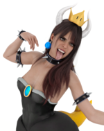 Bowsette cosplay.
