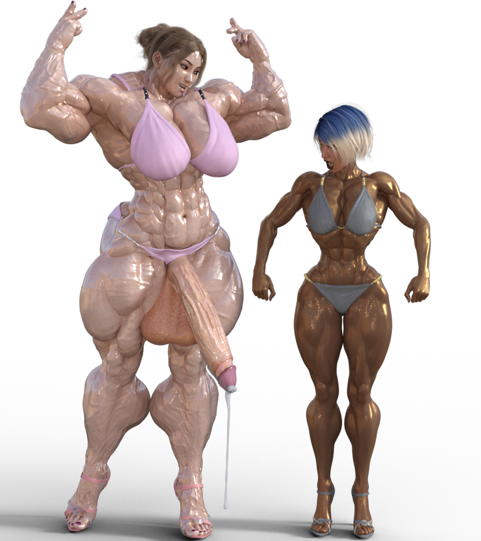Muscle Shemale Toons - Bodybuilder Dickgirls | Anal Dream House