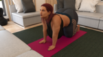Pamela's Yoga Session