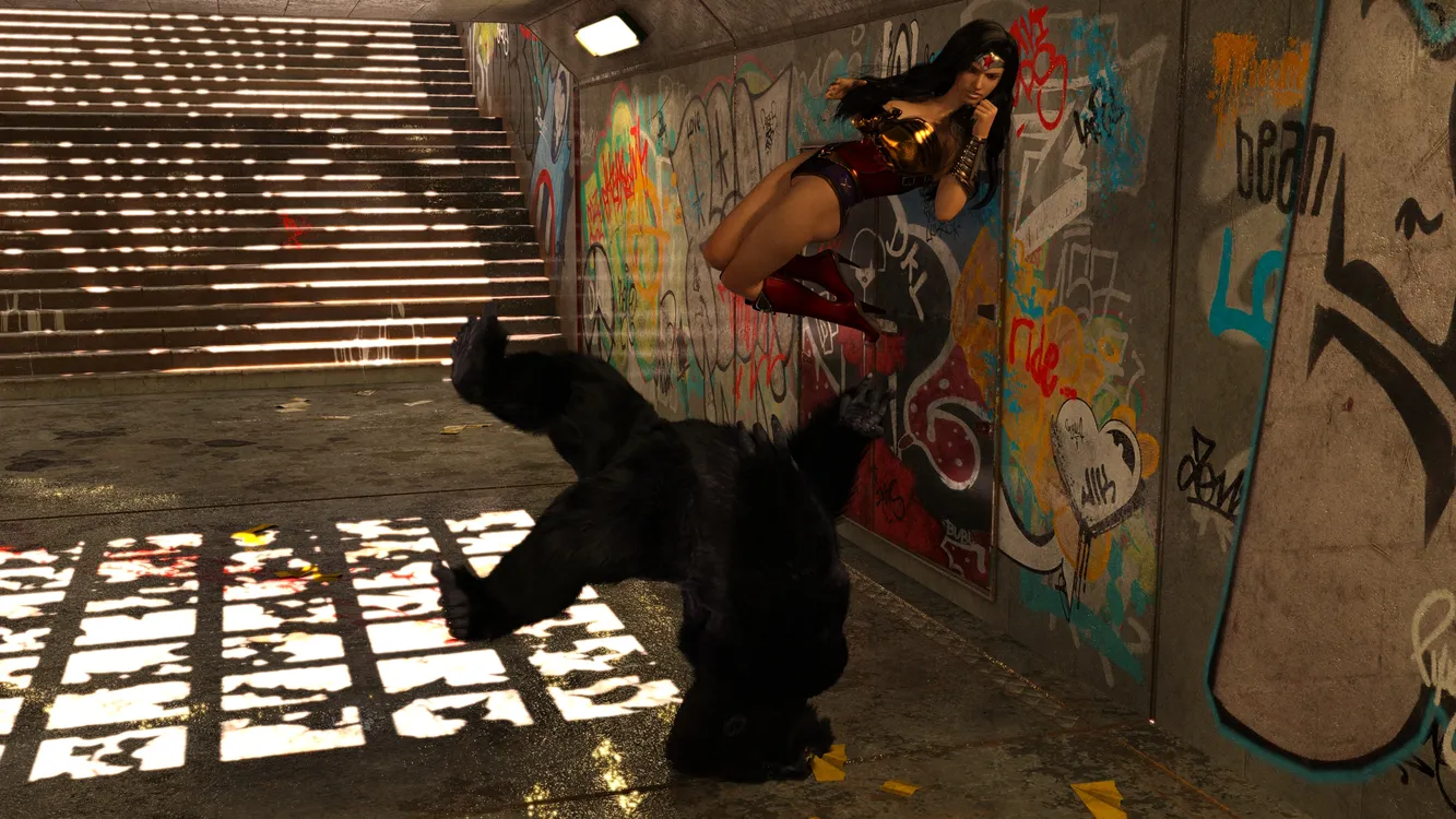 Wonder Woman vs Grodd, 1st set