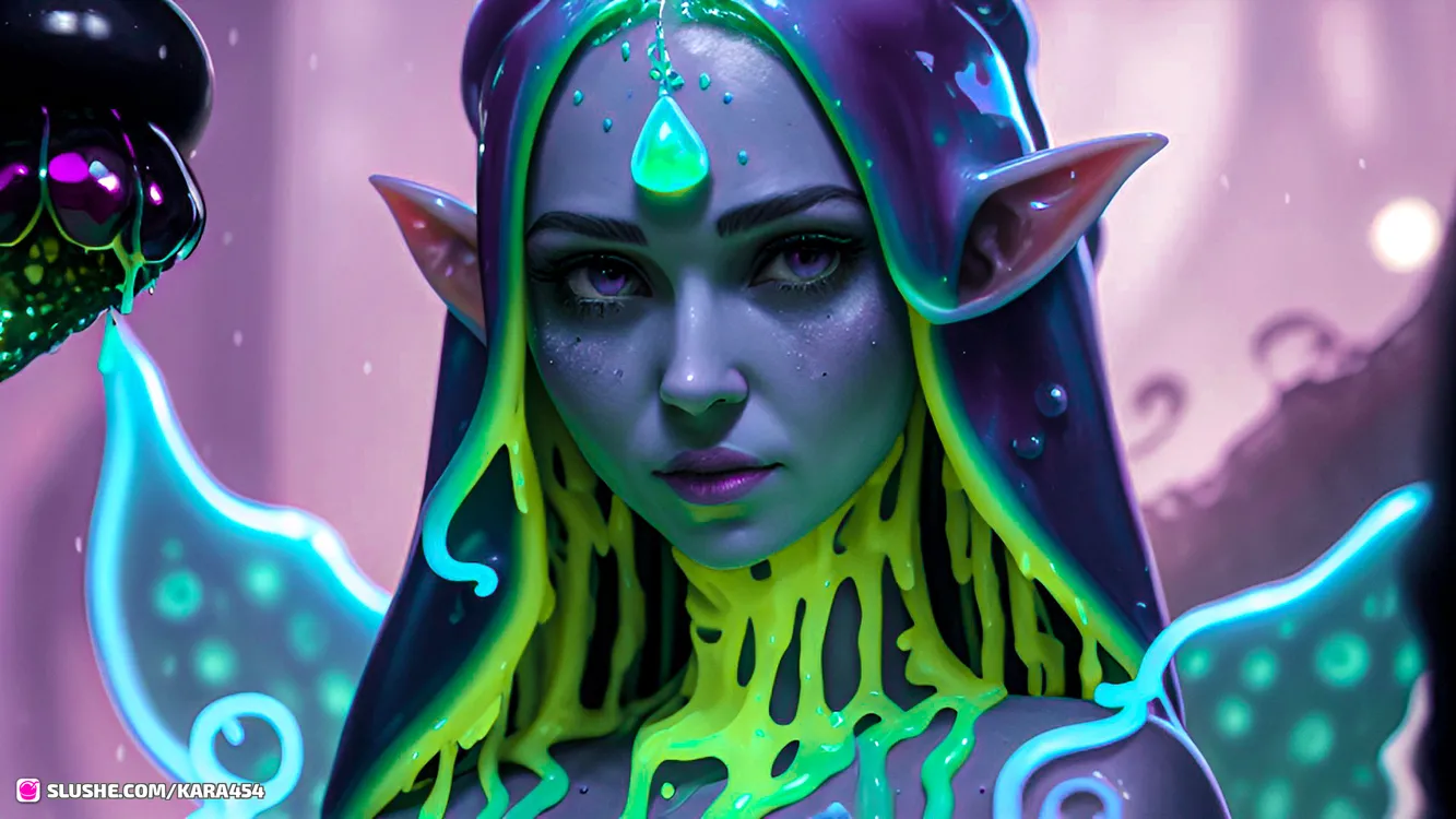 Bioluminescent Elf Queen