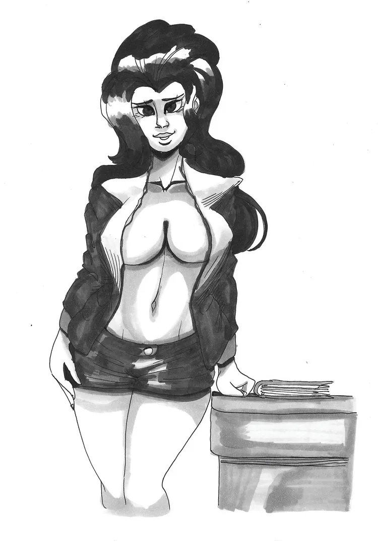 business pinup