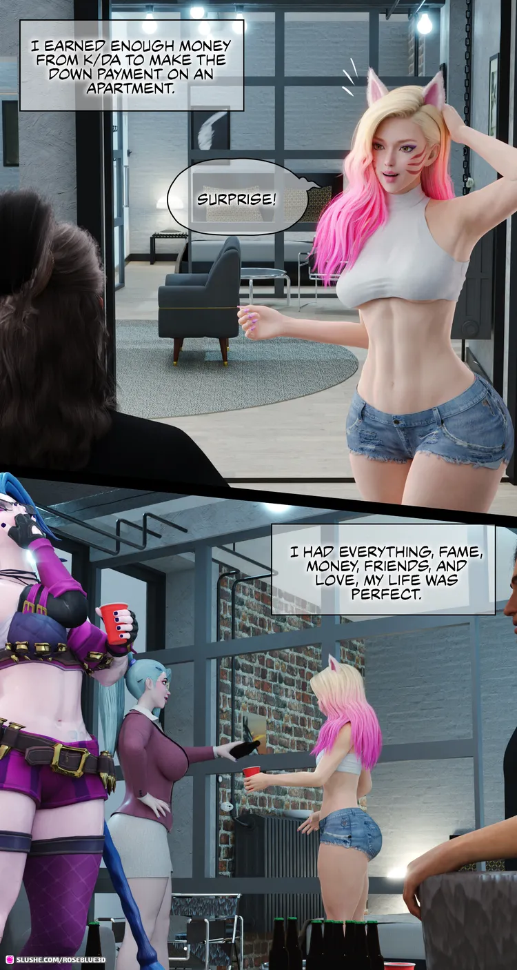 Comic - Ahri Power of love 3D