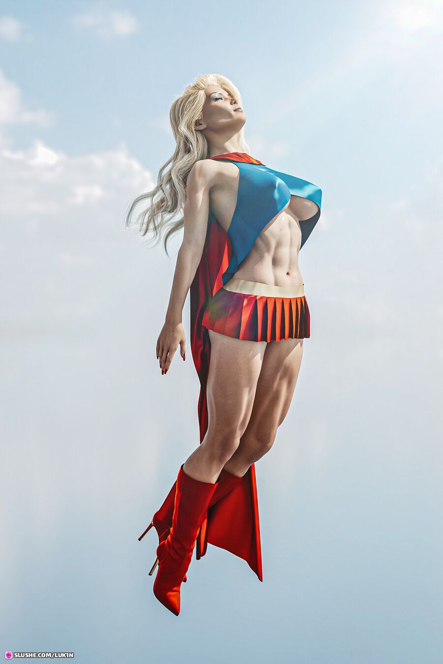 Slushe - Galleries - Supergirl - Flying high