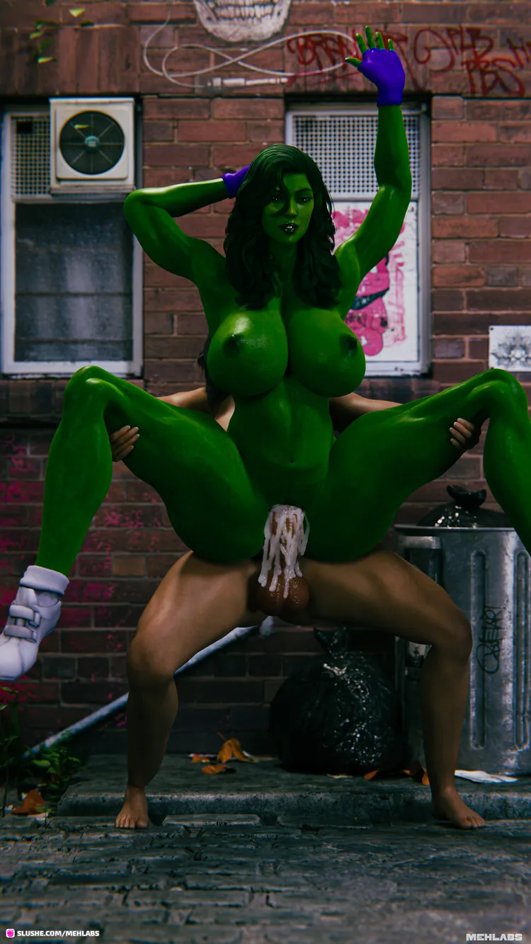 short set She-Hulk x futa WW