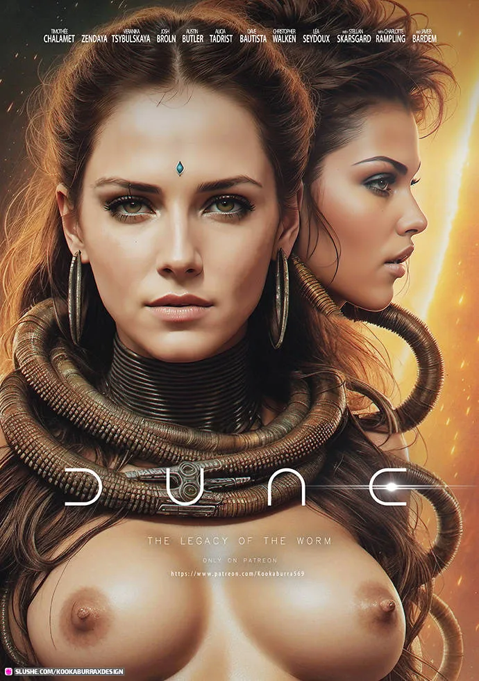 DUNE - Legacy of the Worm - Movie Theater POSTER