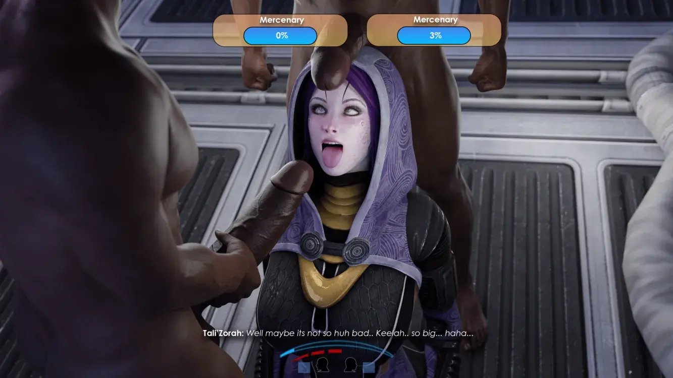 Tali'Zorah's Hunger for Human Meat