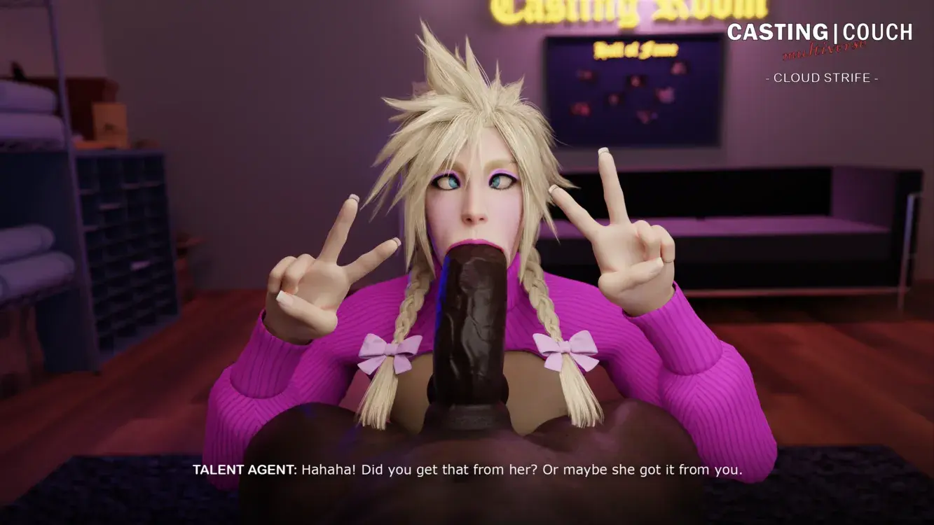 Casting Couch #9 - Cloud Strife (+ Bonus Updated Render)