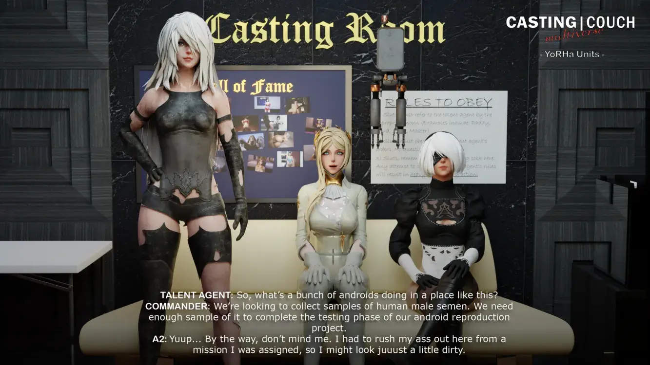 Casting Couch Multiverse #19 - YoRHa Units (2B/A2/Commander White)