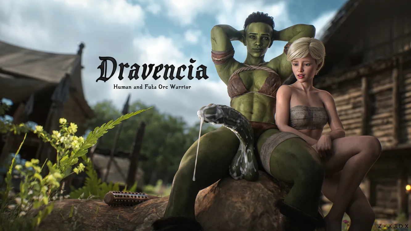 Dravencia: Human and Futa Orc Warrior
