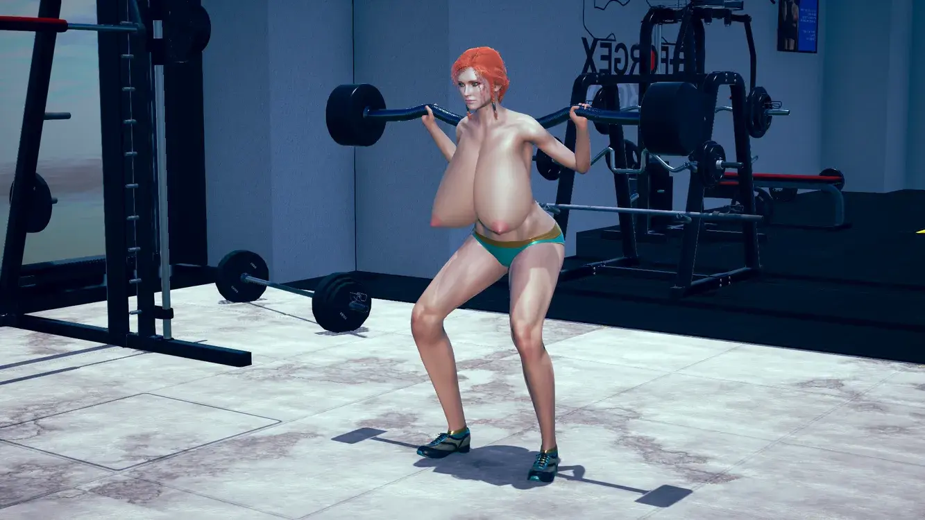 Triss at the gym