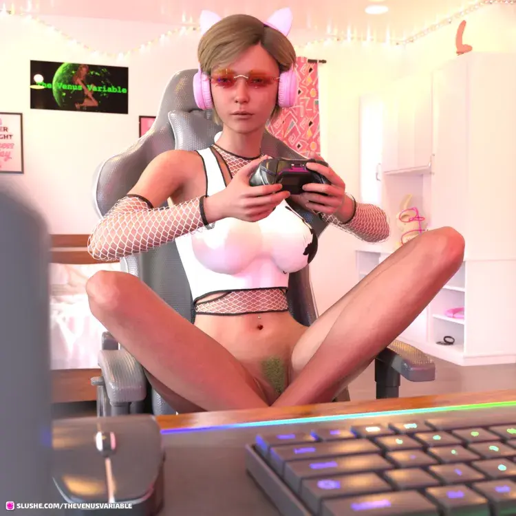 Bottomless Gamer Girl - Finia