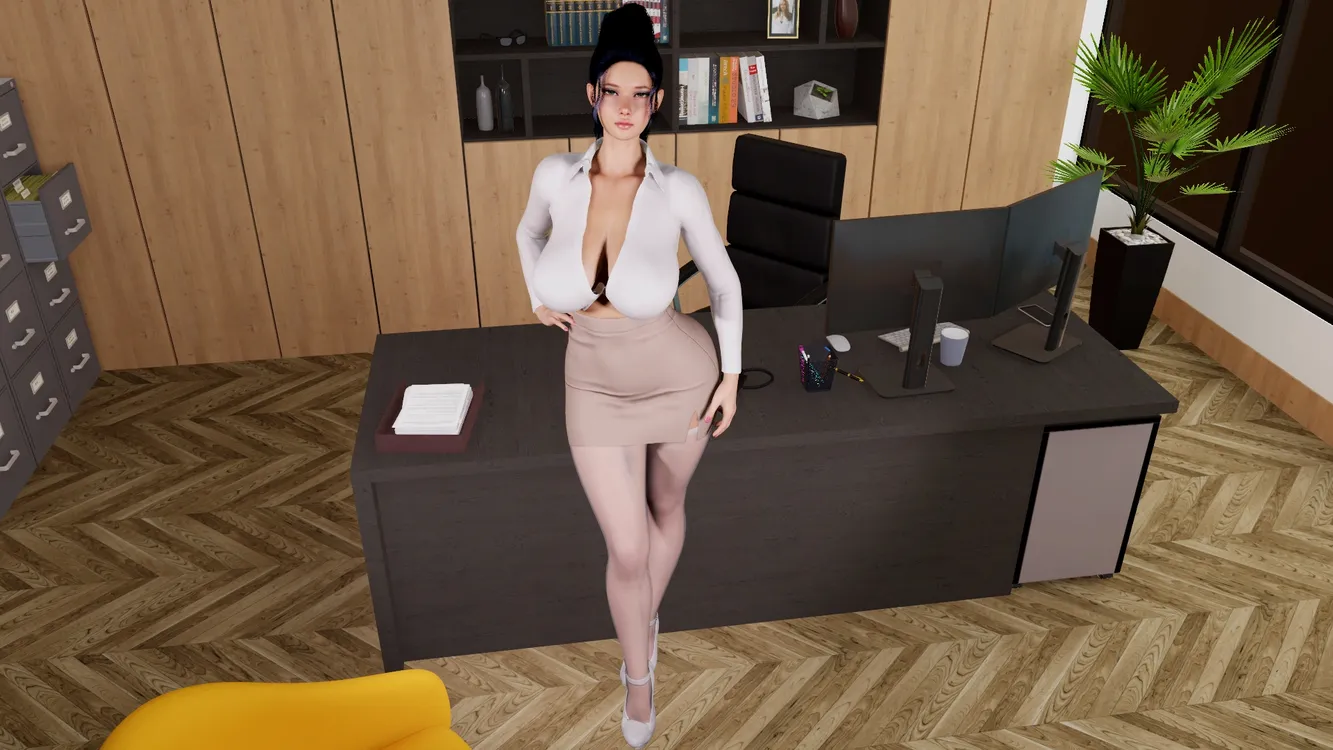 Victoria sexy office girl