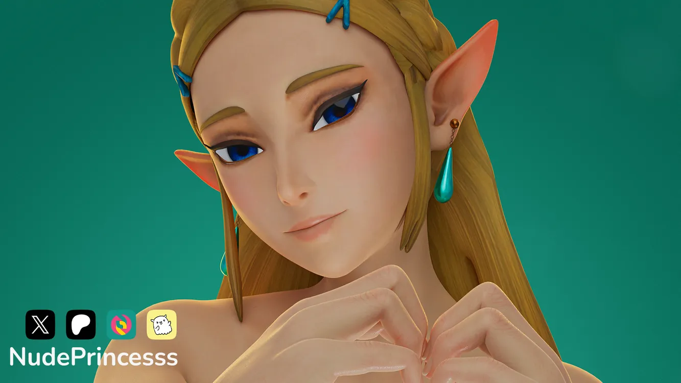 Princess Zelda Nude Heart