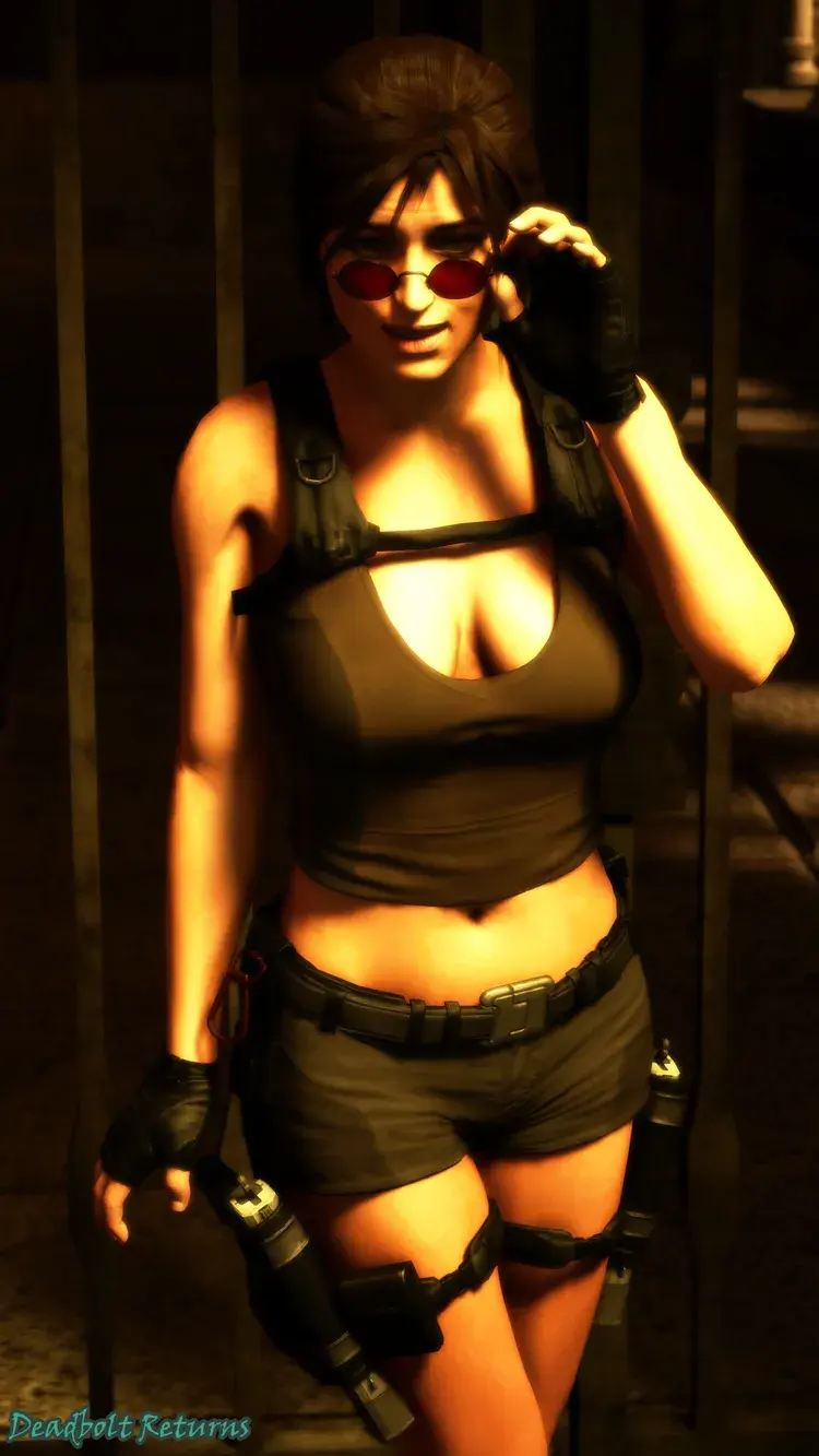 Lara Croft: Lewd Raider - VHS Cover