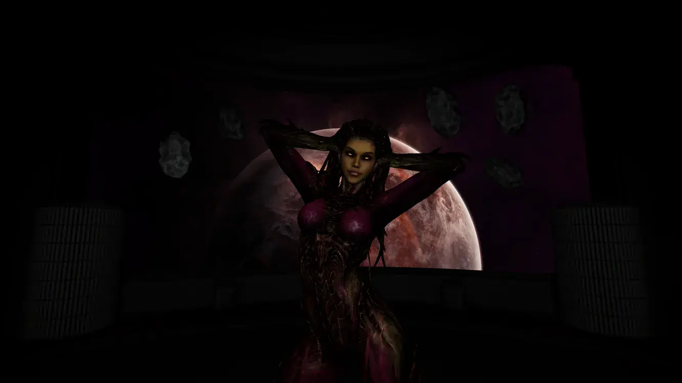Kerrigan caught and ride you on the dark deck