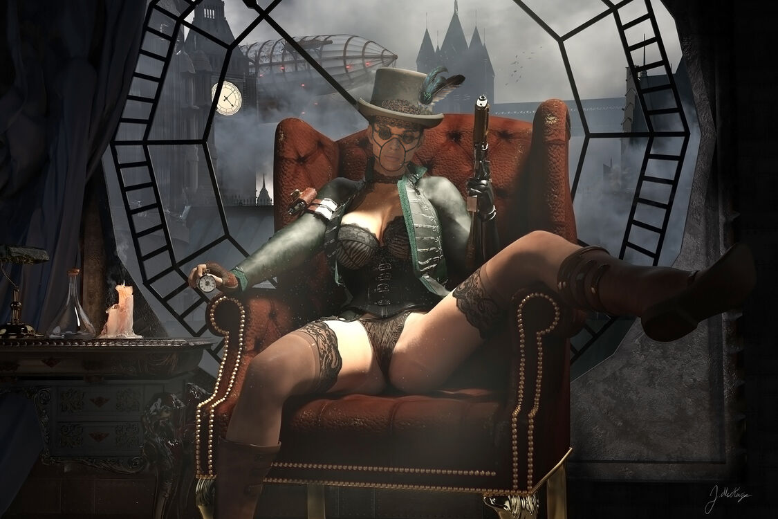 Never make a lady wait, Steampunk2021