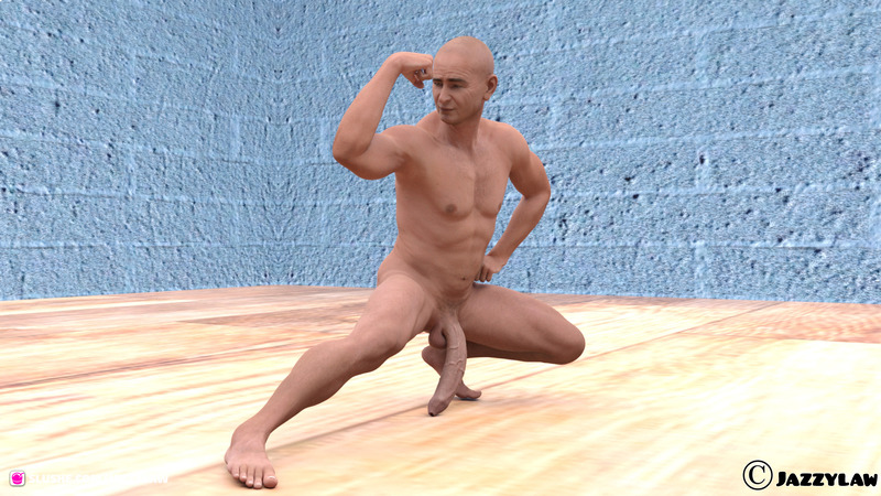 Meet Randy - Naked Flexing
