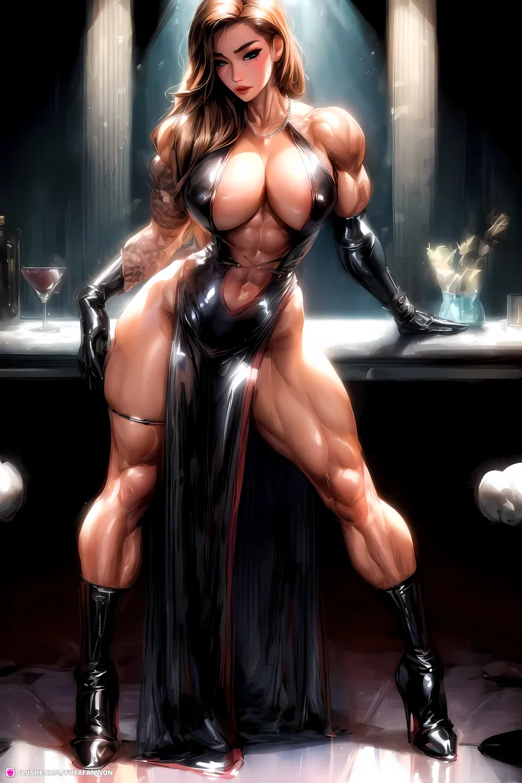 New Anime BDSM-Futanari- Muscle Mistress tier preview... 