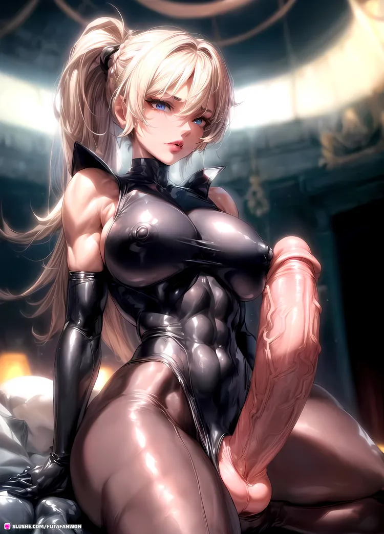 Anime Futanari Latex Mistress... FutaDom series...