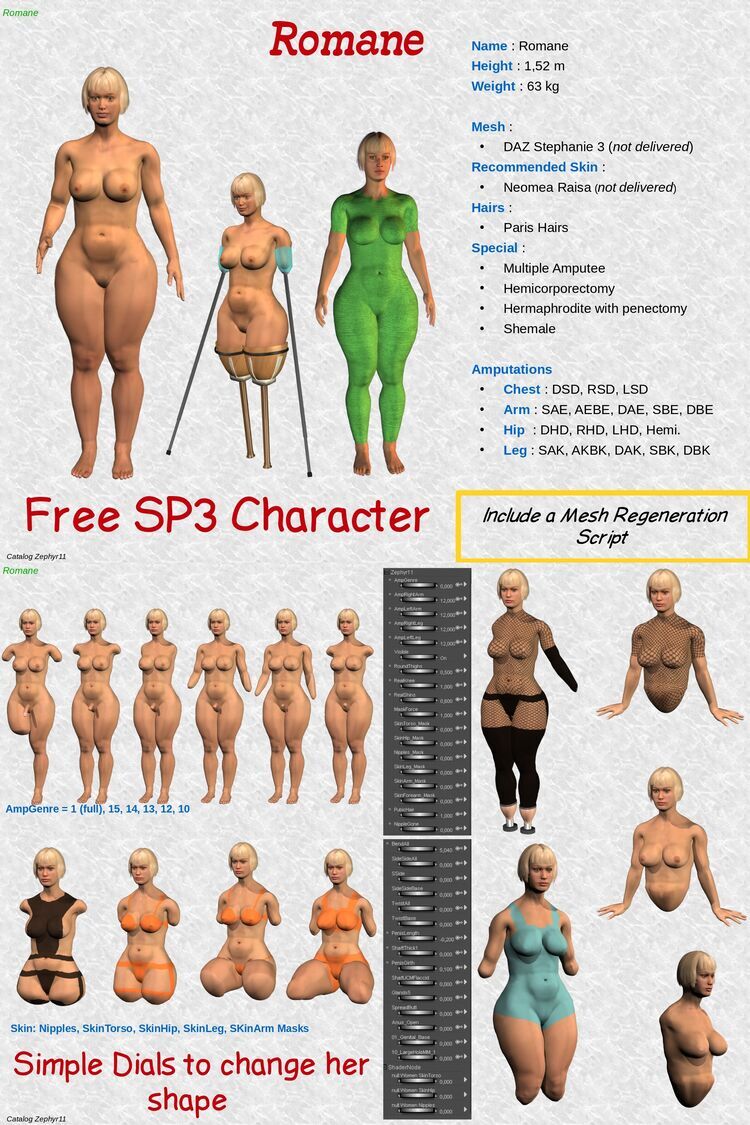 Romane Free SP3 Character