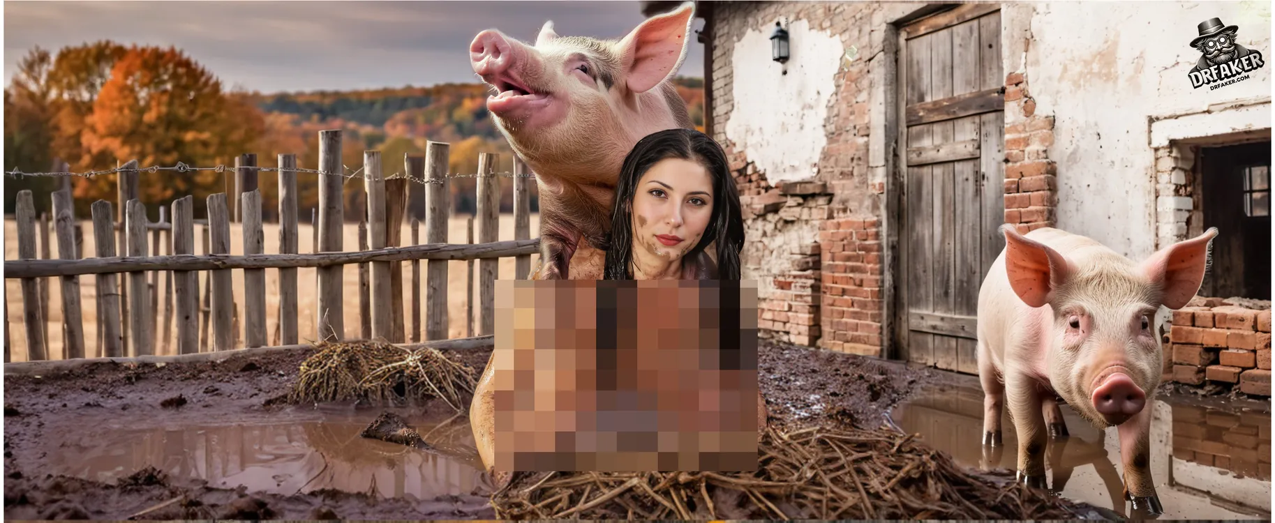 Lara Croft Enjoying her Hourly Pig Humping