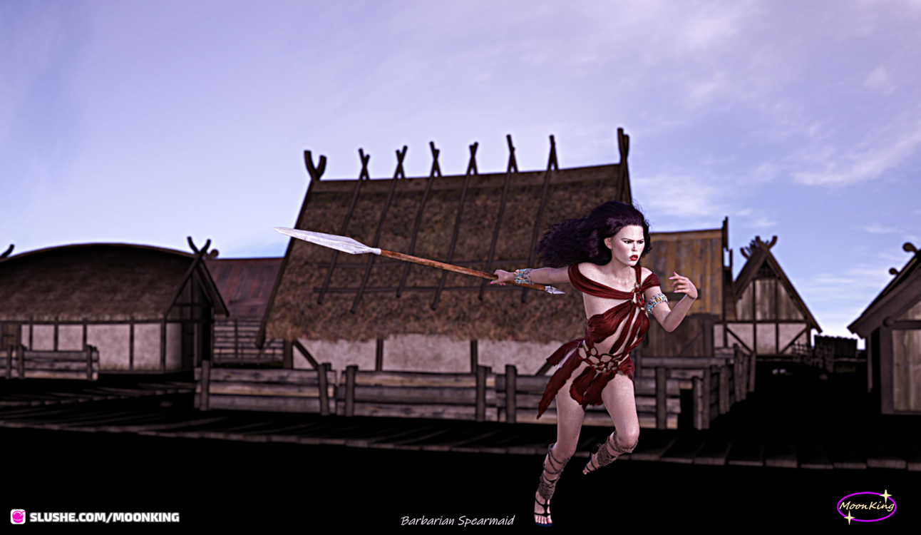 Barbarian Spearmaid