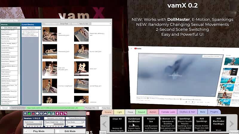 vamX 0.2 - Plugins (DollMaster) & Random Actions