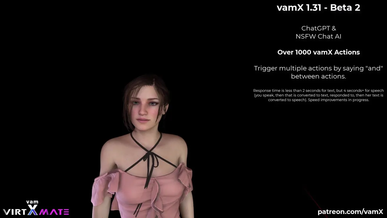 vamX 1.31 — ChatGPT and NSFW AI Chat control Game Actions